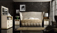 Velvet 4 Piece Queen Bedroom Set In Cream - Velvetqbs-4Set | ESF