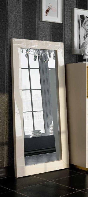 Velvet Standing Mirror In Cream - Velvetsm | ESF