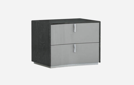 Vera 3 Piece King Bedroom Set In Grey - 17987-K-3Set | J&M