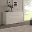 Veronica Single Dresser in White High Gloss – Modern Bedroom Storage by ESF Furniture