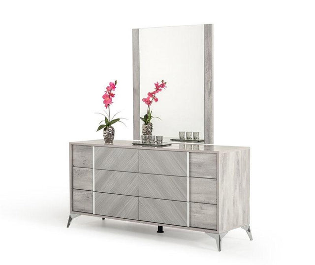 Vig Furniture - Nova Domus Alexa Italian Modern Grey Dresser - Vgacalexa-Drs