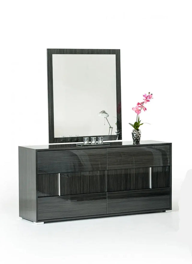 Vig Furniture - Modrest Ari Italian Modern Grey Dresser - Vgacari-Drs