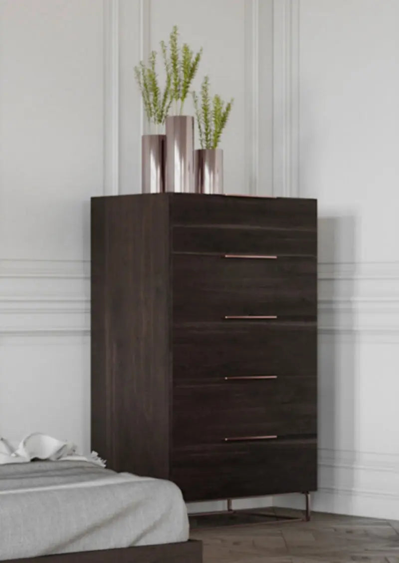 Vig Furniture - Nova Domus Benzon Modern Dark Rovere Chest - Vgacbenzon-Chest