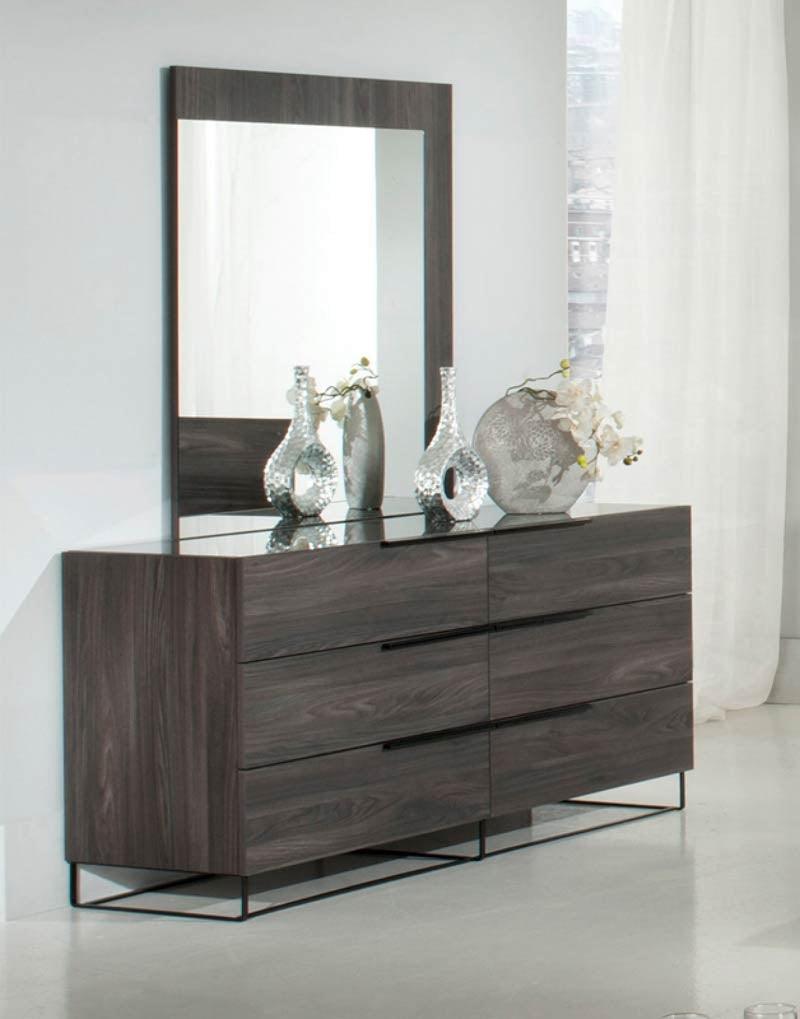 Vig Furniture - Nova Domus Enzo Italian Modern Grey Oak Dresser - Vgacenzo-Drs