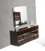 Vig Furniture - Modrest Picasso Italian Modern Ebony Lacquer Dresser - Vgacpicasso-Dsr-Ebn-Noled