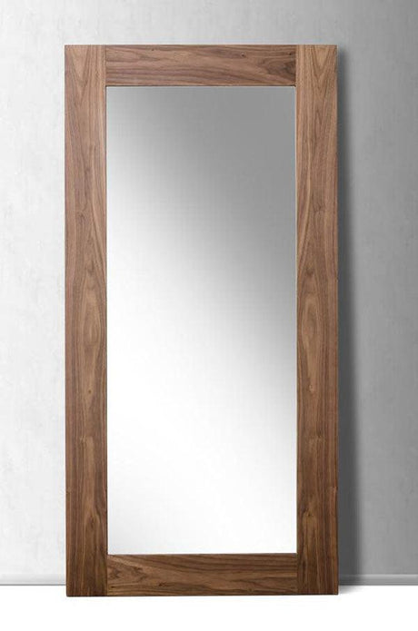 Vig Furniture - Modrest Beth Modern Walnut Floor Mirror - VGBBSP924-WAL