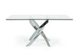 Modrest Pyrite Modern Rectangular Glass Dining Table Vgewf2133Ea