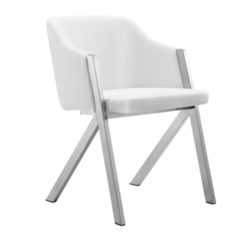 Vig Furniture - Modrest Darcy Modern White Leatherette Dining Chair (Set Of 2) - Vgewf3202Bf-Wht