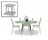 Vig Furniture - Modrest Brunch Modern White Extendable Dining Table - Vggu2607