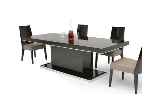 Vig Furniture - Modrest Noble - Modern Lacquer Dining Table - Vghb131T-Ebony