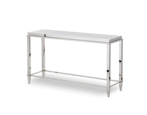Modrest Agar Modern Glass & Stainless Steel Console Table Vghb235X