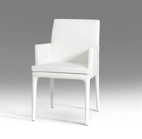 Vig Furniture - Modrest Dex Modern White Leatherette Dining Chair - Vghr3036-Wht