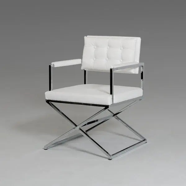 Vig Furniture - Modrest 4047 Modern White Leatherette Dining Armchair (Set Of 2) - Vghr4047-Wht