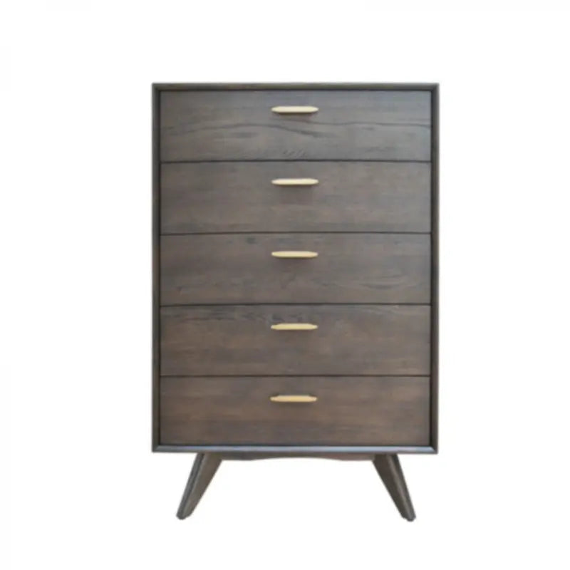 Vig Furniture - Modrest Novak Modern Dark Oak Chest - Vglbnant-Ch82