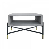 Vig Furniture - Modrest Walker Modern Concrete & Metal Coffee Table - Vglbroky-Cf63