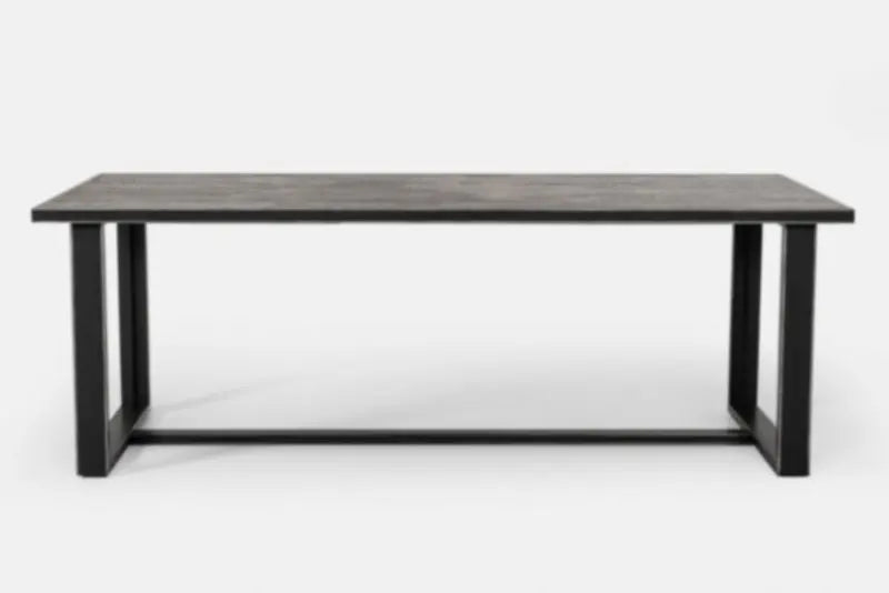 Vig Furniture - Modrest Hardy Modern Black Acacia Dining Table - Vglbther-Dt220