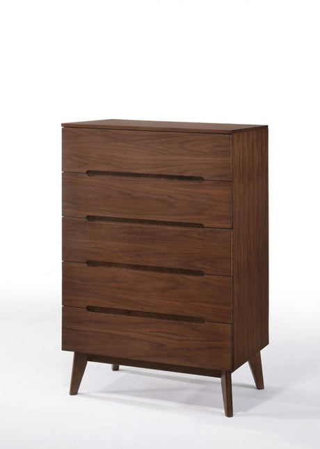 VIG Furniture - Modrest Lewis Mid-Century Modern Walnut Chest - VGMABR-36-CHEST