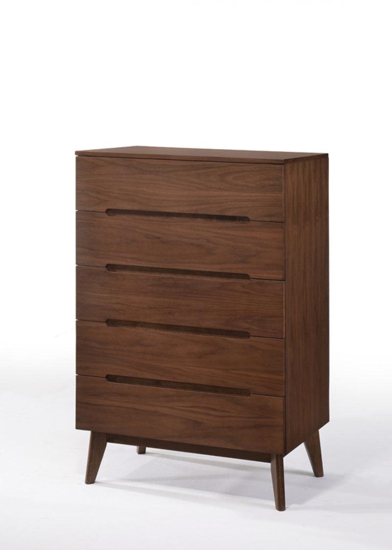 Vig Furniture - Modrest Lewis Mid-Century Modern Walnut Chest - Vgmabr-36-Chest