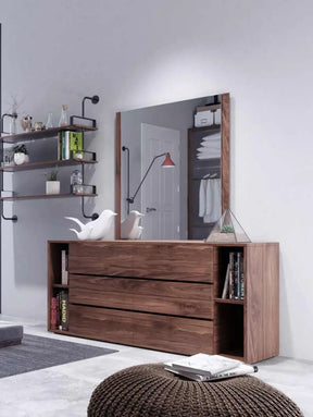 Nova Domus Jagger Modern Walnut Dresser & Mirror Set Vgmabr-55-Drs-Set