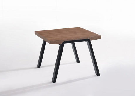 Vig Furniture - Modrest Rhett Modern Walnut & Black End Table - VGMAMIT-1120-ET