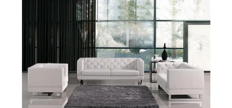 Vig Furniture - Divani Casa Windsor - Modern Tufted Eco-Leather Sofa Set - Vgmb1169