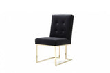 Vig Furniture - Modrest Legend Modern Black & Gold Dining Chair (Set Of 2) - Vgvcb012-Blkgold