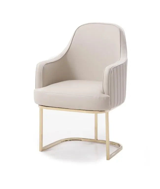 Vig Furniture - Modrest Tyler Modern Grey & Gold Dining Chair - Vgvcb8599-Ltgry