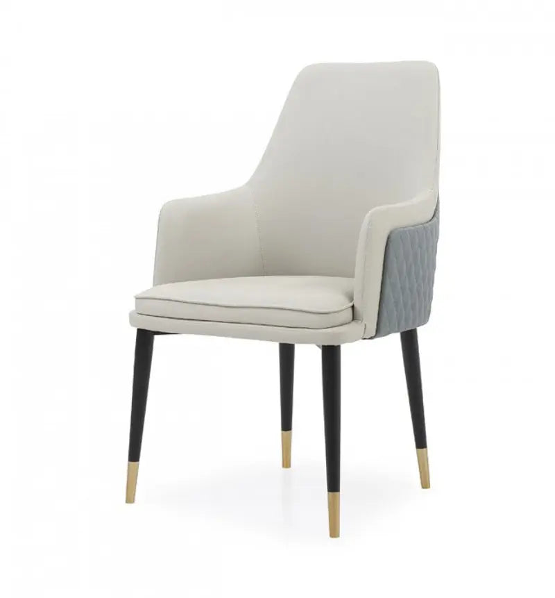 Vig Furniture - Modrest Duval Modern White & Grey Dining Chair - Vgvcb8766A-Whtgry