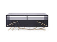 Modrest Legend Modern Black & Gold Coffee Table Vgvcct8111-Blk