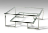 Vig Furniture - Modrest Topaz Modern Glass Coffee Table - Vgvcct888Vg