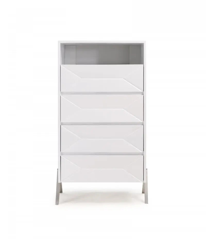 Vig Furniture - Modrest Candid Modern White Chest - Vgvcj1109-5H