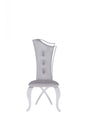 Modrest Bonnie Modern Grey Velvet & Stainless Steel Dining Chair (Set Of 2) Vgzay906-1-Grybt