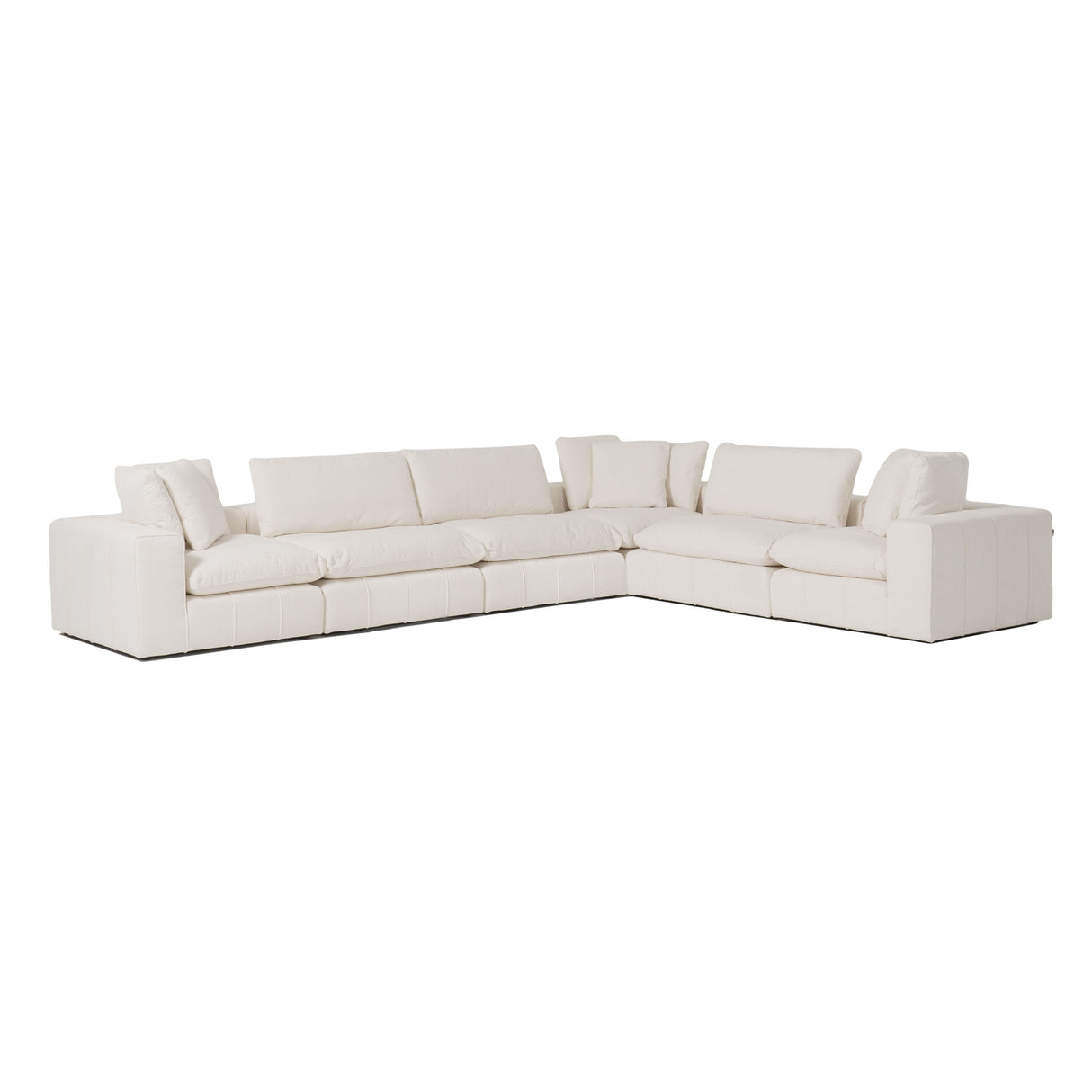 Vig Furniture Divani Casa Vicki - Modern Off-White Fabric Modular Sectional Sofa