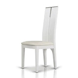 Vig Furniture - Maxi White Gloss Chair (Set Of 2) - Vggujk414Sch-Wht