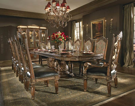 Aico Furniture - Villa Valencia 7 Piece Rectangular Dining Table Set - 72002-55-7Set