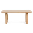 Vig Furniture Modrest Washington - Modern Natural Oak Coffee Table