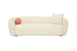 Vig Furniture Modrest - Winfree Modern Off White Fabric 3-Seater Sofa