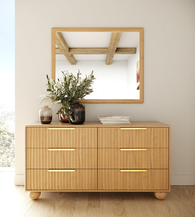 Vig Furniture Modrest Winters - Modern Natural Oak Dresser