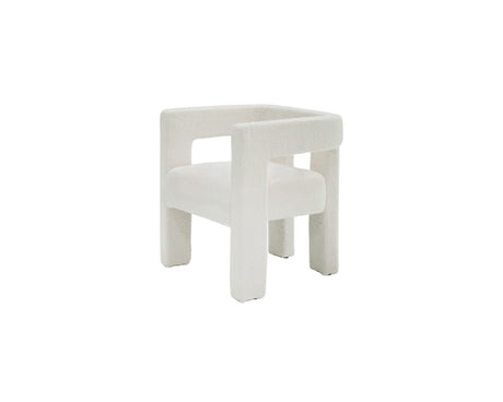 Vig Furniture Modrest Drea - Modern White Fabric Dining Chair