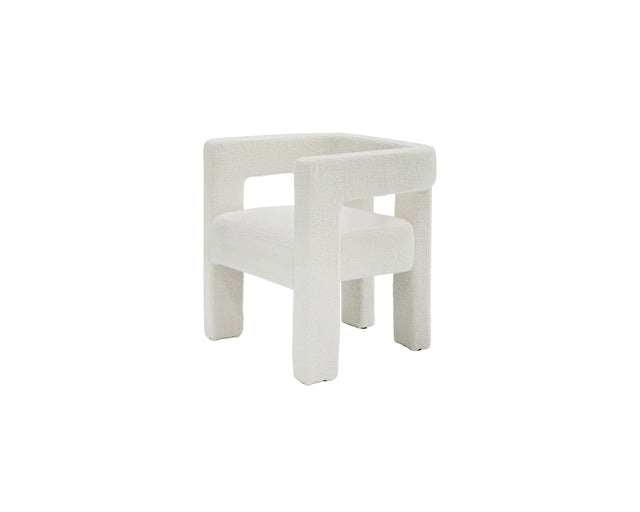 Vig Furniture Modrest Drea - Modern White Fabric Dining Chair