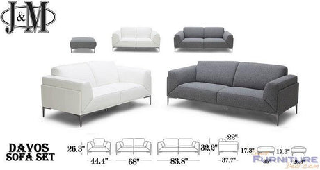 Davos Sofa And Loveseat Set - 18248Sf-Lv | J&M