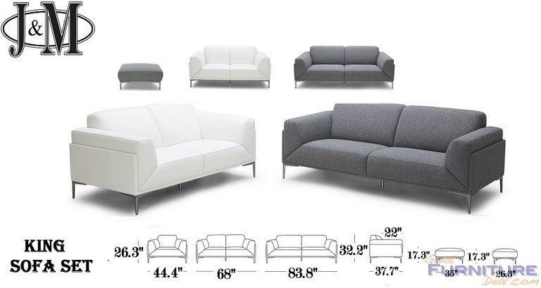 J&M Furniture - King Sofa And Loveseat Set - Sku18250