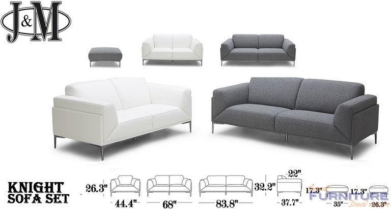 J&M Furniture - Knight Sofa 4Pc Set - Sku18249