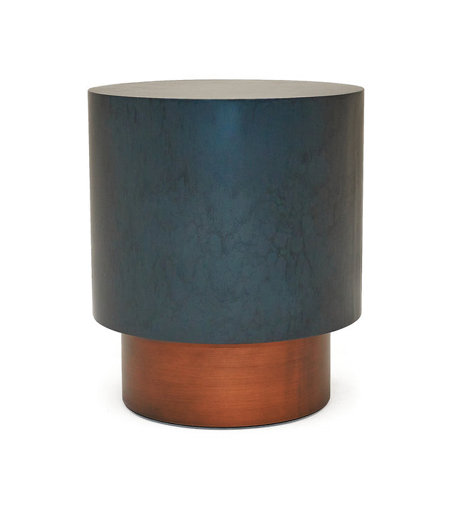 Vig Furniture Modrest Zachary - Modern Metal & Antique Copper End Table
