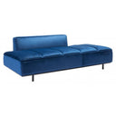 Confection Sofa Velvet Upholstery & Black Steel Frame Modern | Zuo Modern