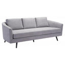 Divinity Sofa Velvet Upholstery & Wood Legs Curved Modern | Zuo Modern