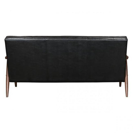 Rocky Sofa Faux Leather 3-Seater Tufted Cushions & Wood Frame | Zuo Modern