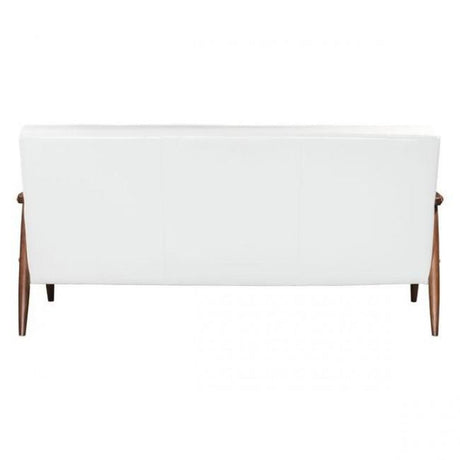 Rocky Sofa Faux Leather 3-Seater Tufted Cushions & Wood Frame | Zuo Modern